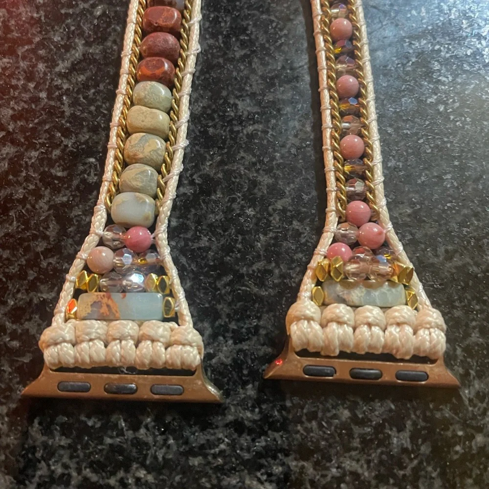 Apple watch band - Beaded Multicolor -30mm
